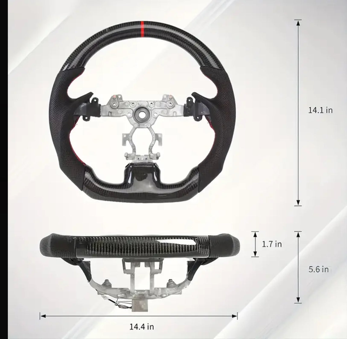 Infiniti G35/G37/Q40 Carbon Fiber Steering Wheel (2007-2015)