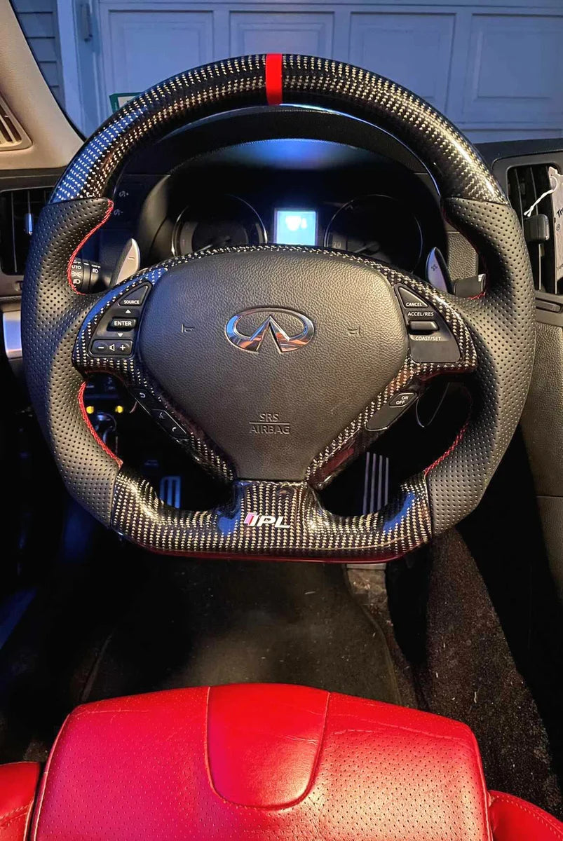 Infiniti G35/G37/Q40 Carbon Fiber Steering Wheel (2007-2015)