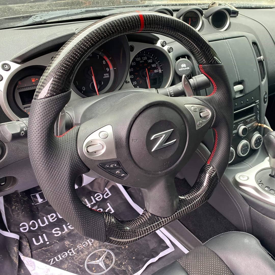 Nissan 370Z Carbon Fiber Steering Wheel (2009-2020)