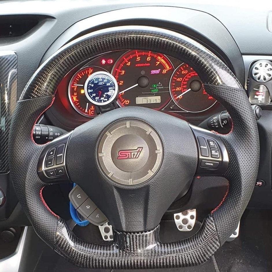 Subaru WRX/STI Carbon Fiber Steering Wheel (2008-2014)