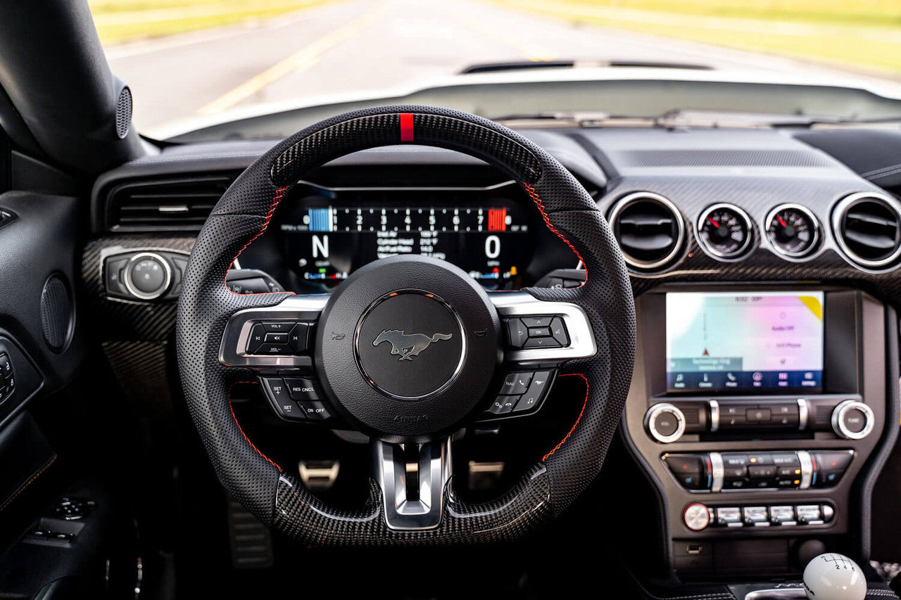 Ford Mustang Carbon Fiber Steering Wheel (2015-2023)