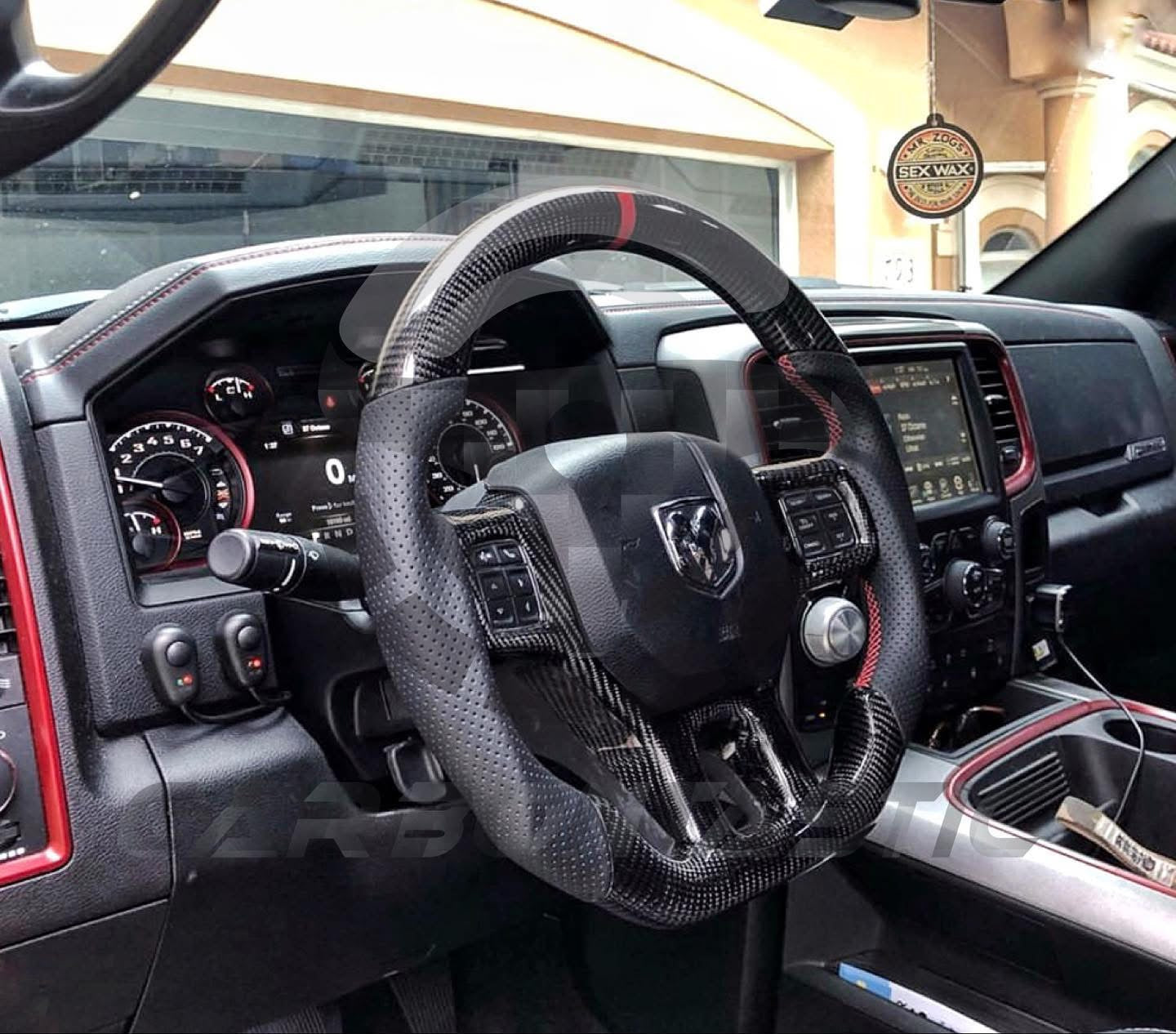 Dodge Ram 1500 Carbon Fiber Steering Wheel (2019-2025)