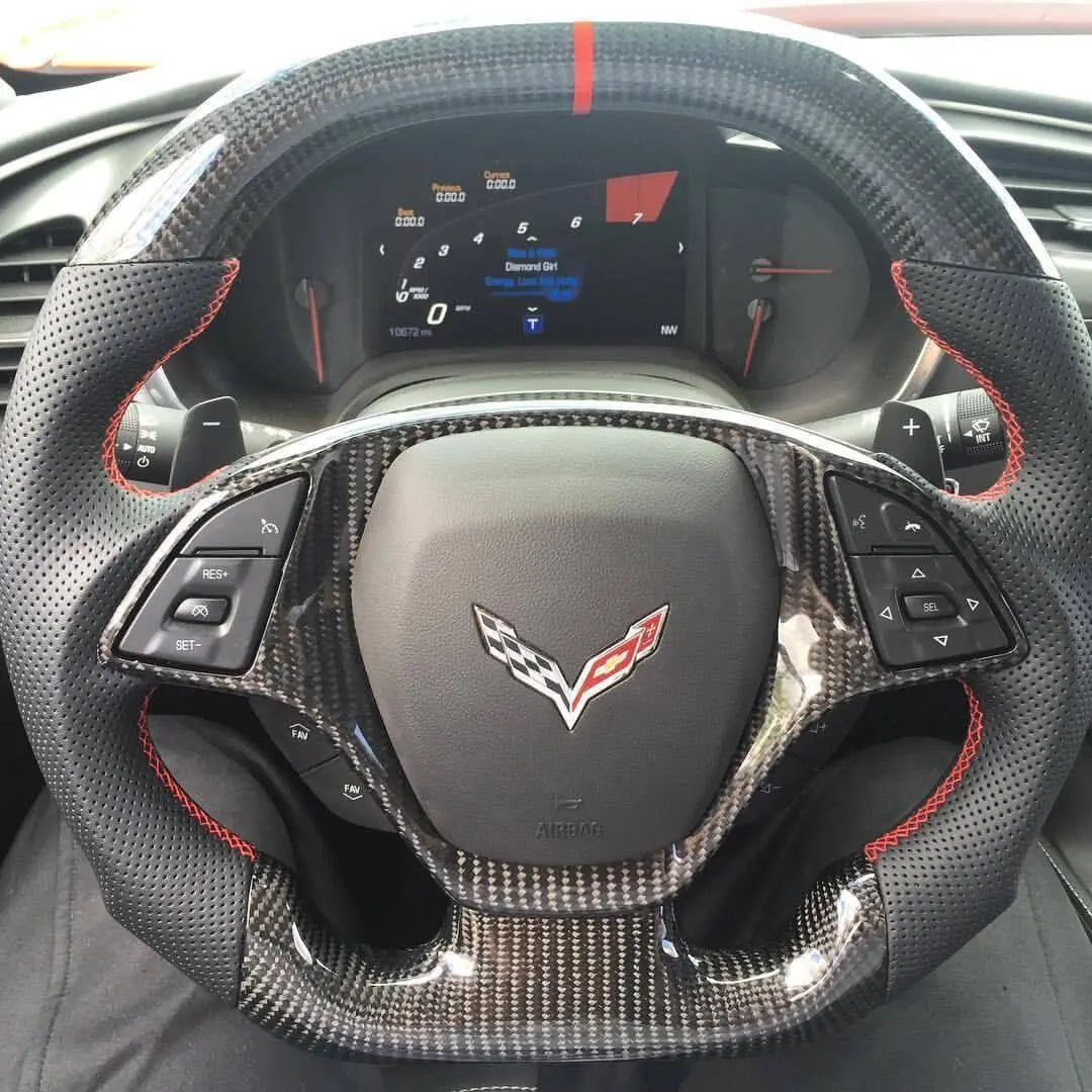 C7 Corvette Carbon Fiber Steering Wheel (2014-2019)