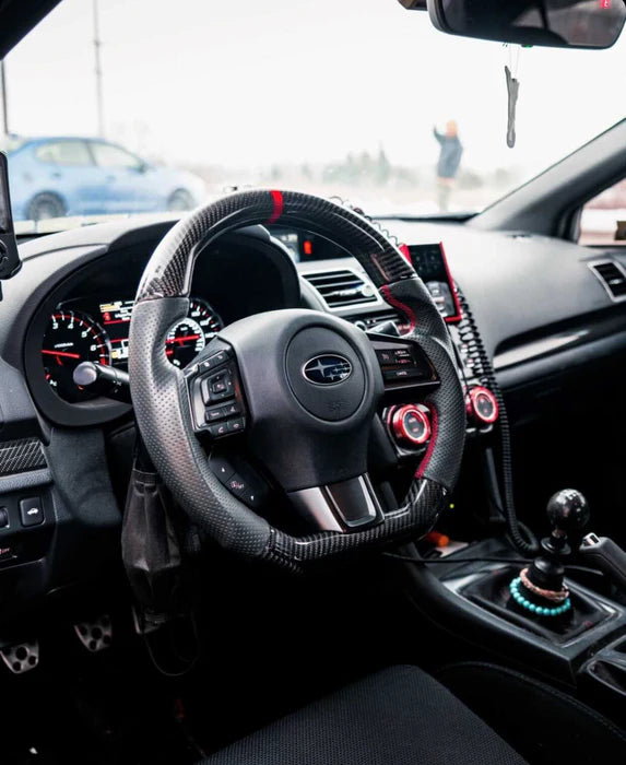 Subaru WRX/STI Carbon Fiber Steering Wheel (2015-2021)