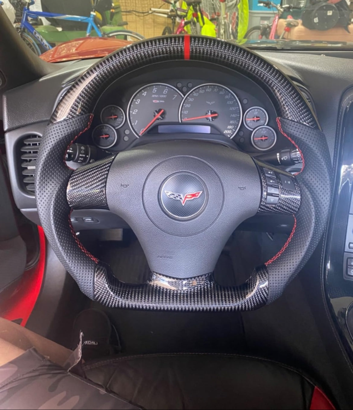 C6 Corvette Carbon Fiber Steering Wheel (2006-2013)