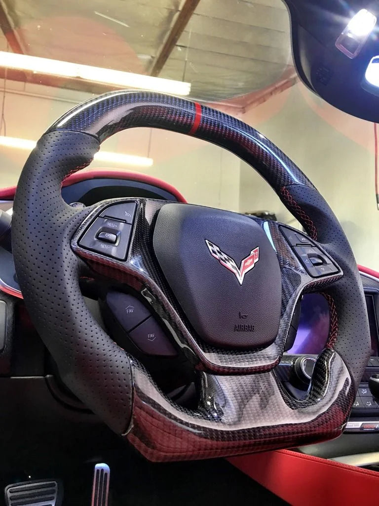 C7 Corvette Carbon Fiber Steering Wheel (2014-2019)