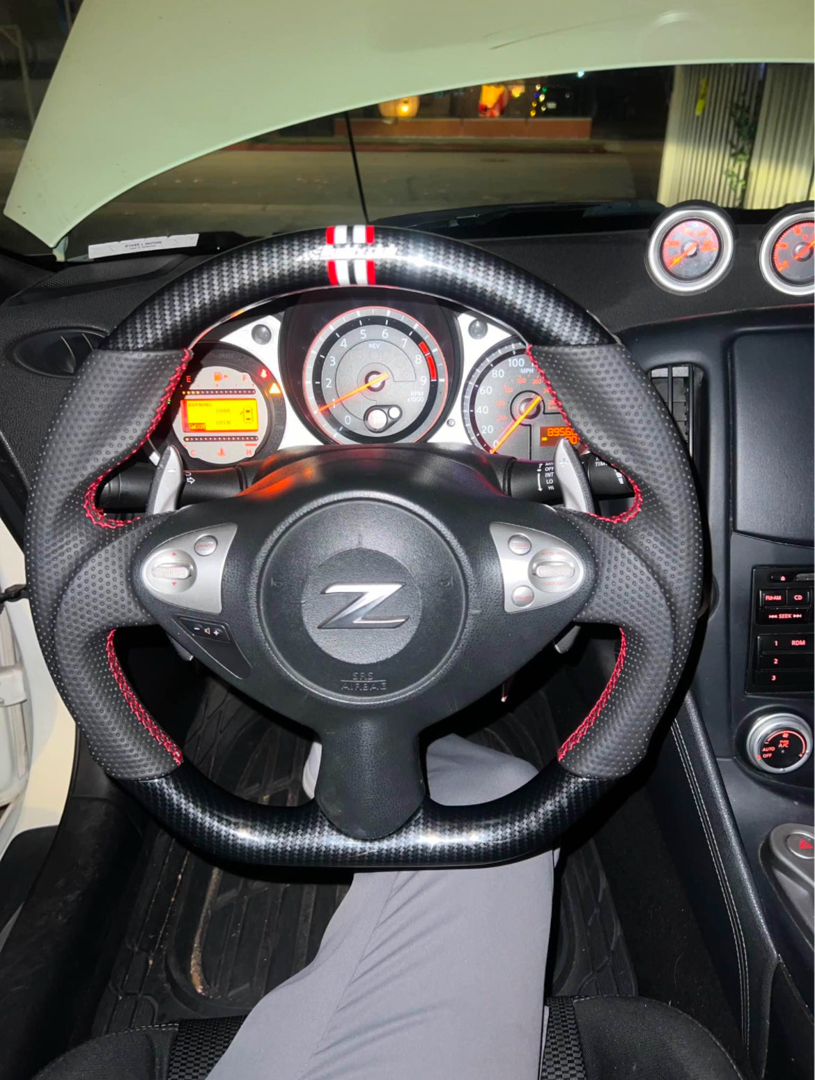 Nissan 370Z Carbon Fiber Steering Wheel (2009-2020)