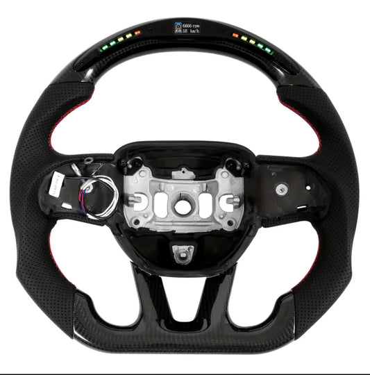 Dodge Charger/Challenger/Durango/Jeep LED Carbon Fiber Steering Wheel