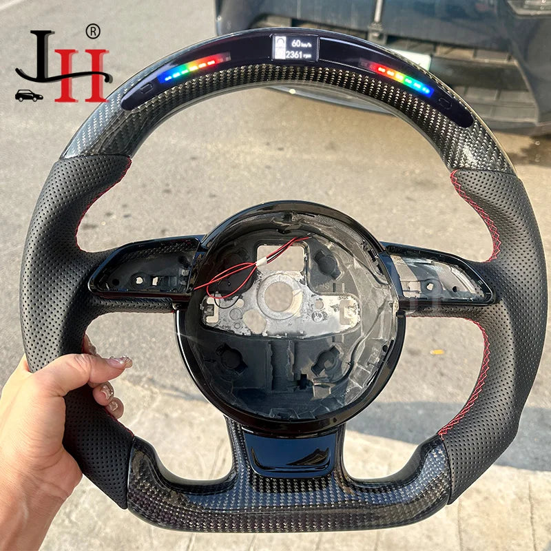 Audi A/S/RS LED Carbon Fiber Steering Wheel